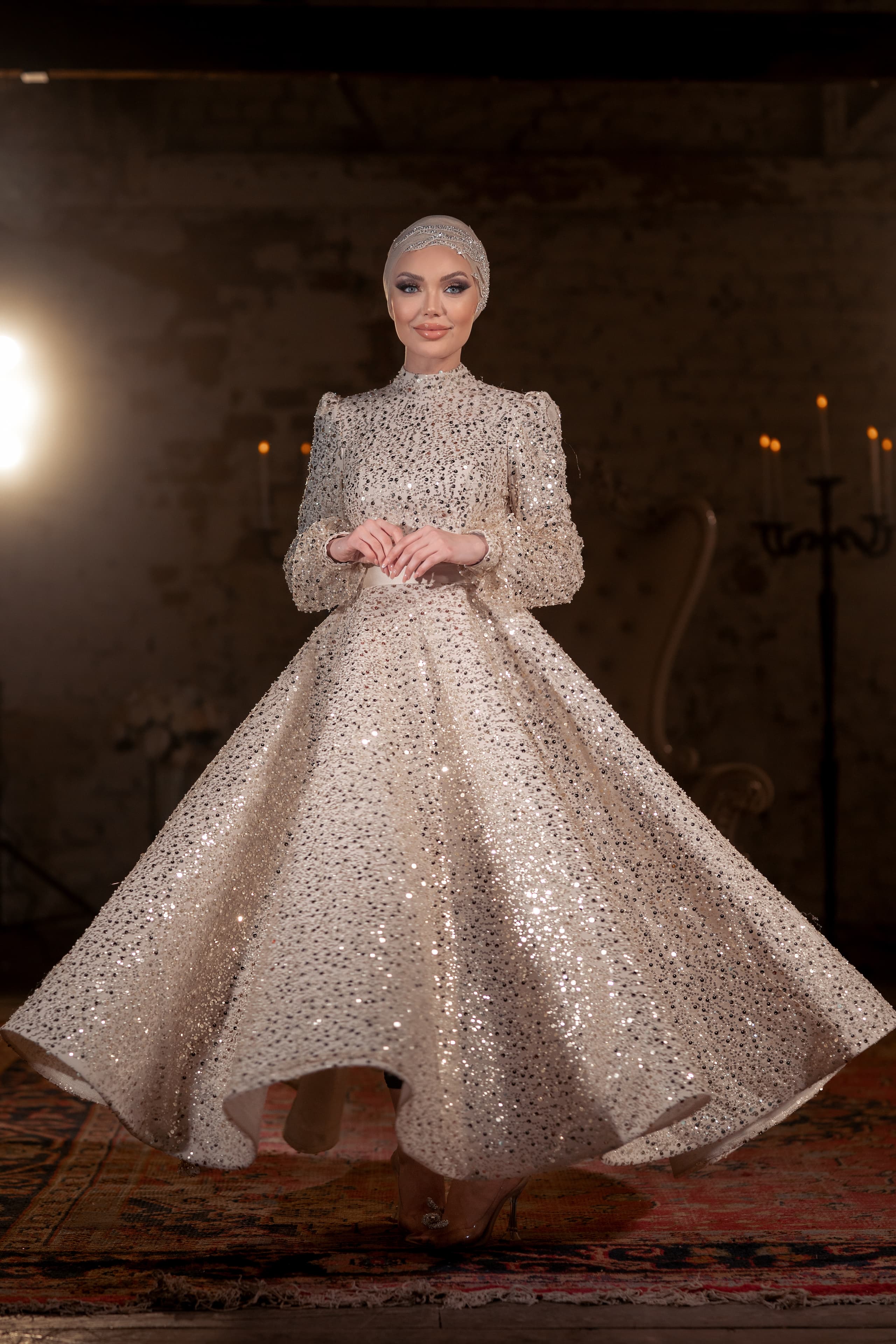 Gelincik Evening Dress - Gold