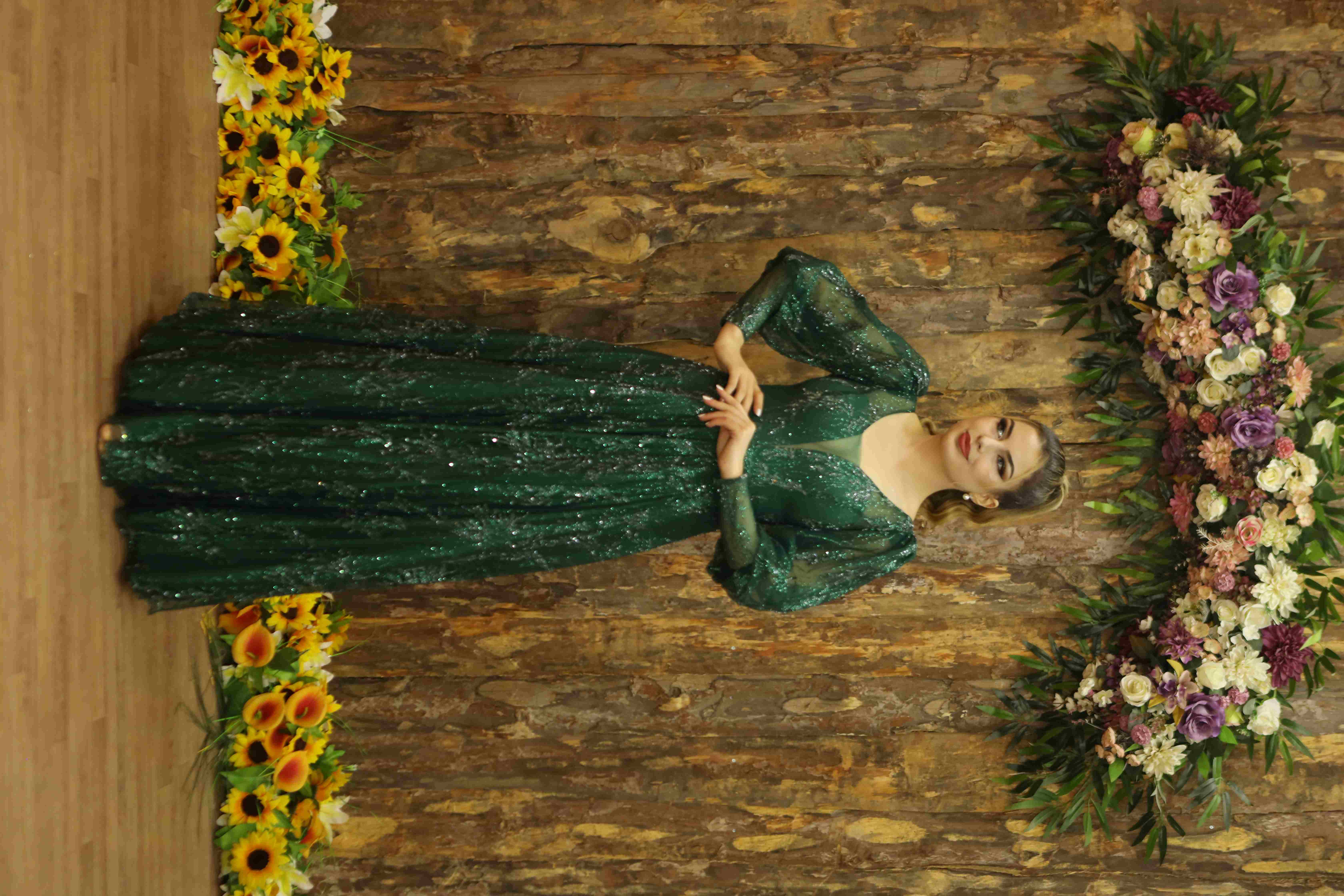 Kısmet Dress - Emerald 