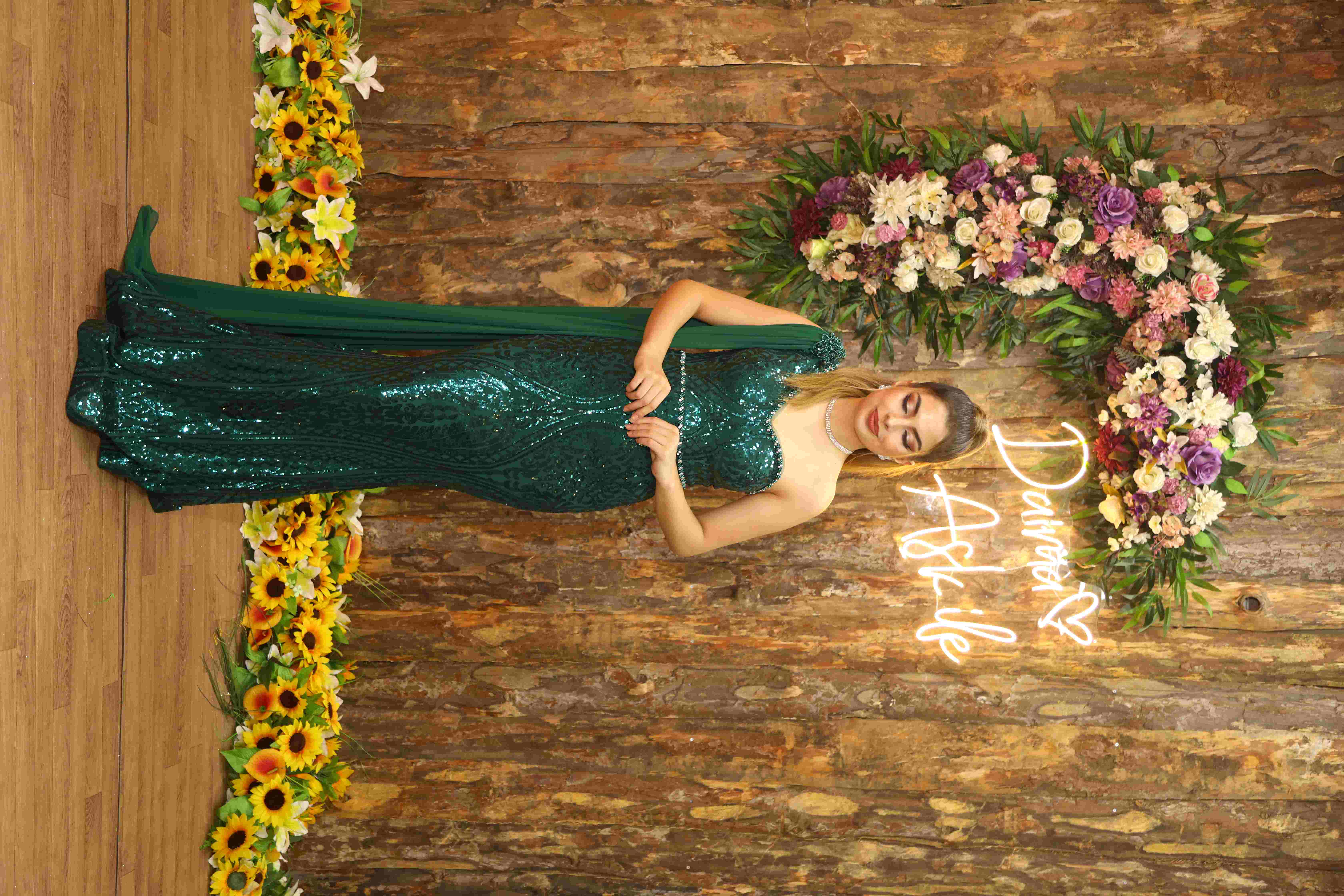 Ahsa  Dress - Emerald