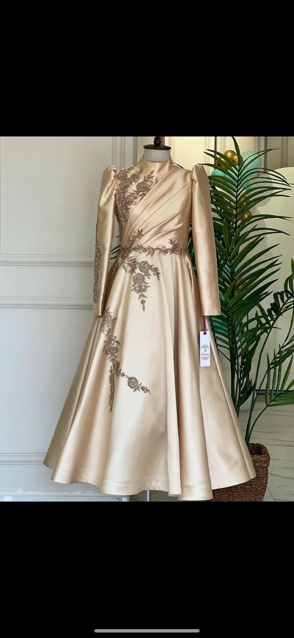 Afitap Evening Dress - Gold