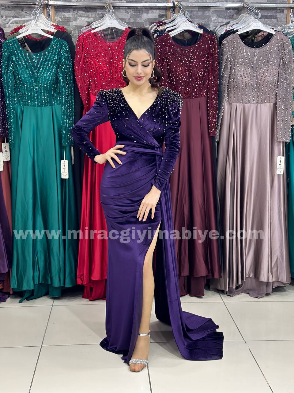 Cindirella Evening Dress Purple